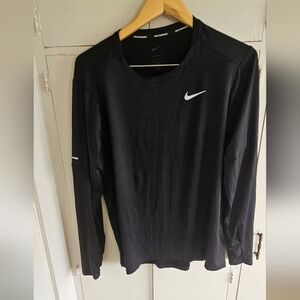 Nike Mens Black Long Sleeve Shirt Size L